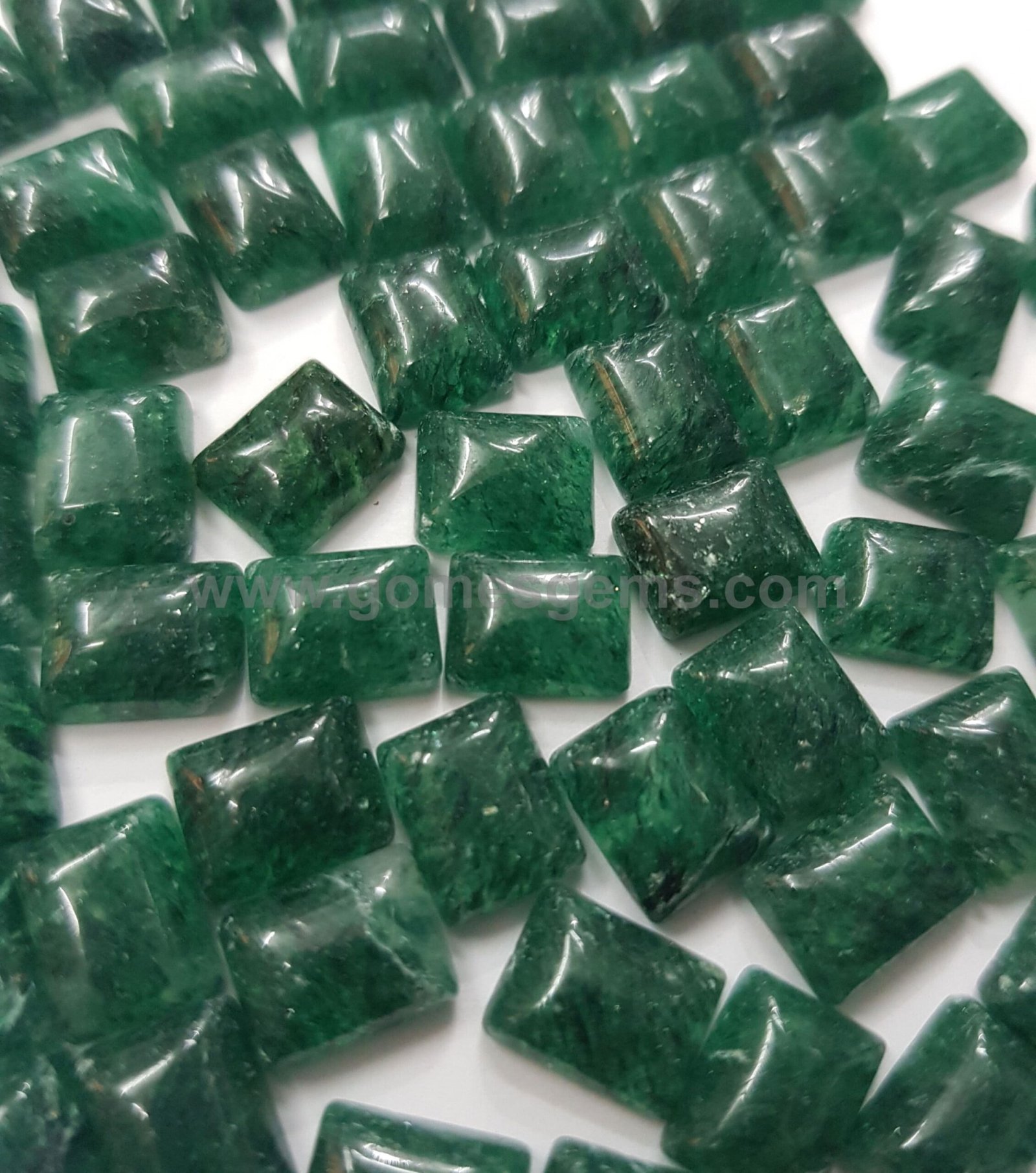 Natural Green Aventurine Octagon Cabochon, Calibrated Gemstone (3x5 To 10x14 MM) - Image 7