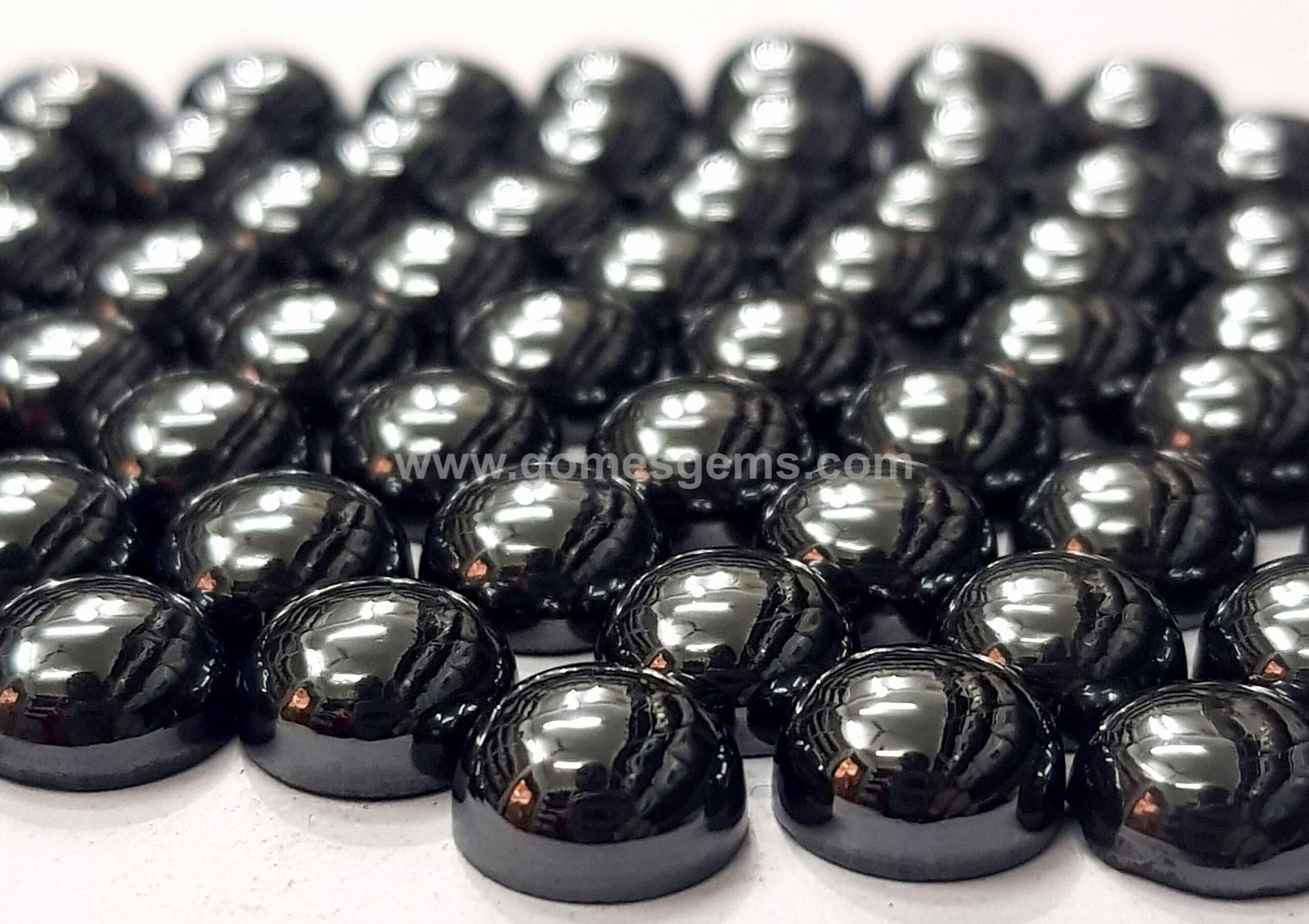 AAA Hematite Round Cabochons | Natural Black Gemstone Loose Stones (3mm–12mm) - Image 7