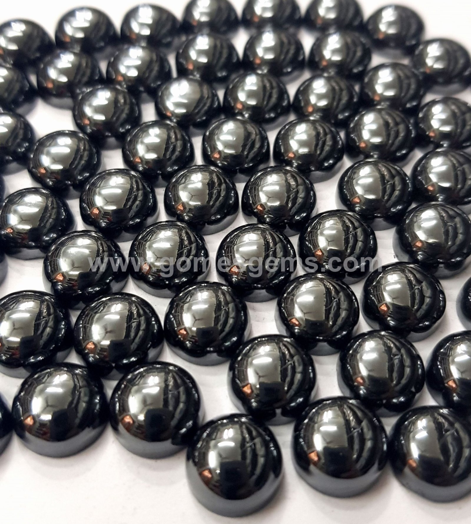AAA Hematite Round Cabochons | Natural Black Gemstone Loose Stones (3mm–12mm) - Image 10